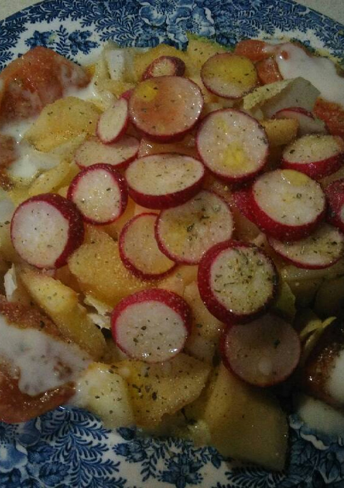 Una foto de Ensalada de manzana
