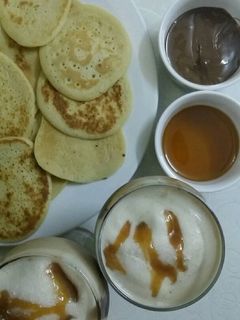 صورة لوصفة بان كيك 🍥