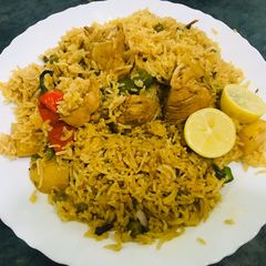Chicken mix biryani A picture of Chicken mix biryani.