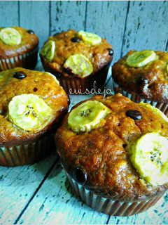 Foto resep Banana muffin (no mixer)