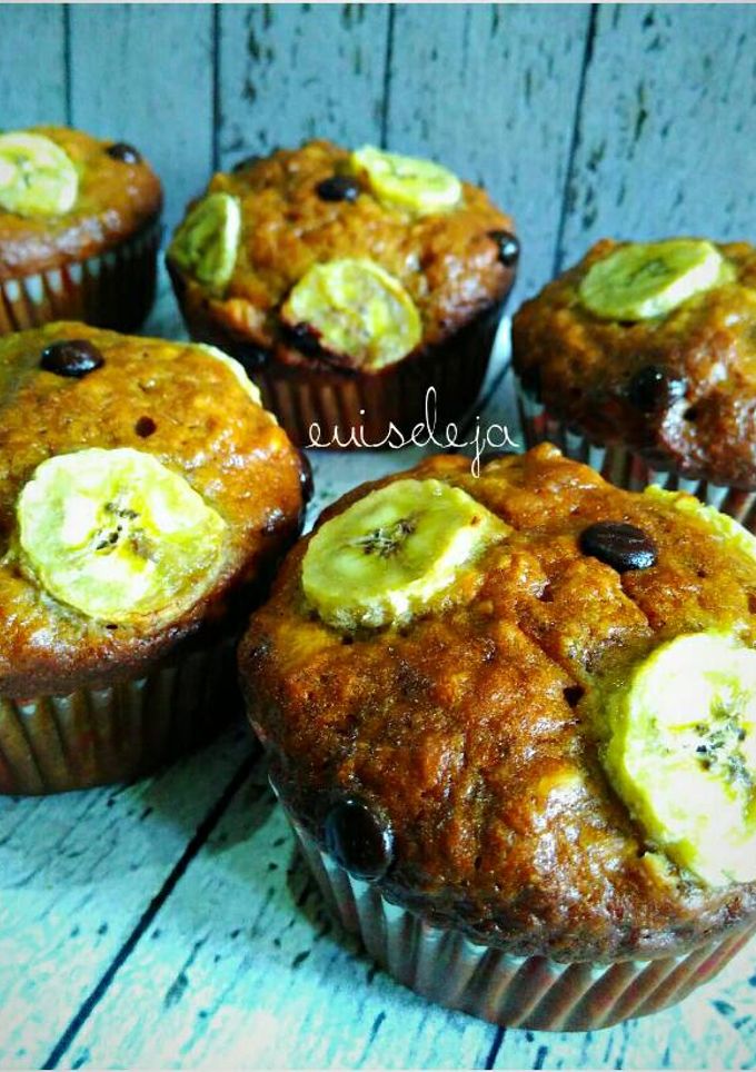 Foto resep Banana muffin (no mixer)