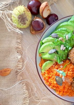 Une photo de FALAFELS AUTOMNALES DE BUTTERNUT, CHÂTAIGNES & CHAMPIGNONS