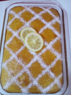 صورة لوصفة بسبوسة بنوات كوكو 🍋