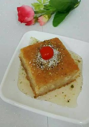 صورة لوصفة البسبوسة الاقتصادية