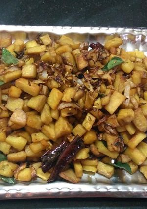 விசேஷங்களில் செய்யும் சேனைகிழங்கு வறுவல் (Senaikilangu VAruval Recipe in Tamil) செய்முறை முக்கிய புகைப்படம்