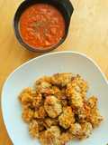 Airfryer chicken parmesan saus marinara