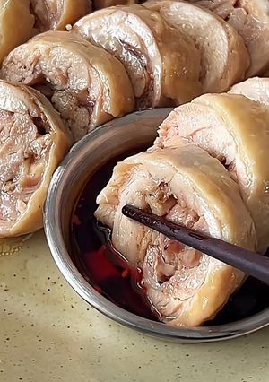 Foto resep Shanghai Drunken Chicken Roll Versi Halal