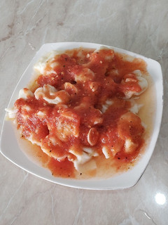 Una foto de Ravioli mantı
