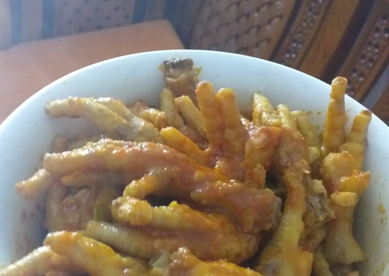 Ceker Ayam Bumbu Pedas