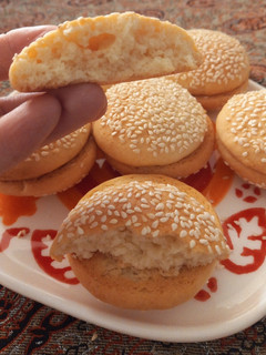 عکسی از دستور کلوچه کنجدی