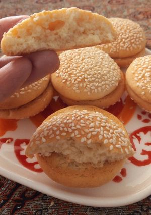 عکسی از دستور کلوچه کنجدی