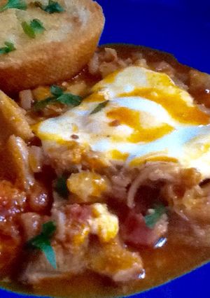 Una foto de Callos con huevo