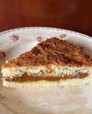 Tarta de coco y dulce de leche