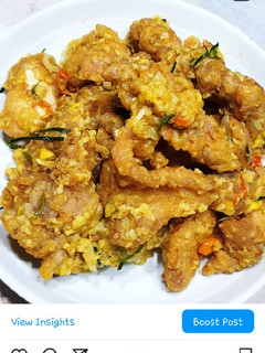Foto resep Spicy Chicken Salted Egg (Ayam Goreng Telur Asin Pedas)