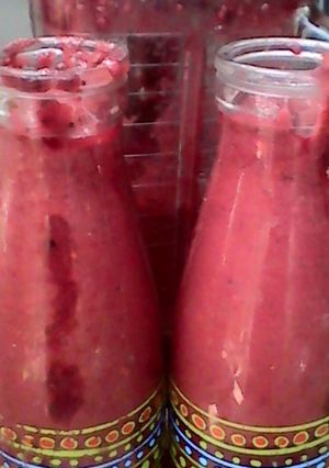 Una foto de Batido Rojo Estupendo