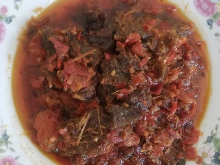 Langkah Gampang Membuat Resep Dendeng lambok (empuk) balado khas buatan minang yang Menggugah Selera Anti Ribet, Lezat