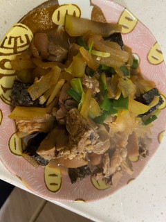 醬燒蔥爆冬瓜豬腳肉 的食譜成品照片