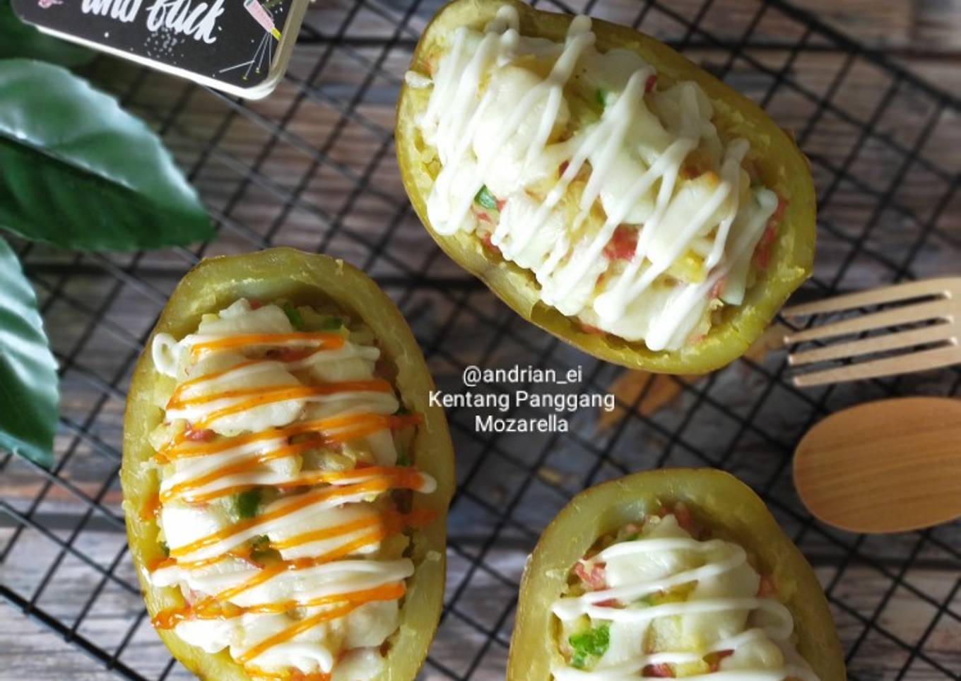 Kentang Panggang Mozarella