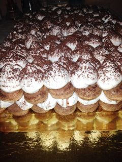 O poză a rețetei Tiramisu fără ouă.