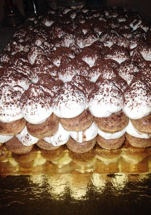O poză a rețetei Tiramisu fără ouă.