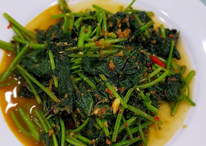 Resep Tumis Ebi Daun Ubi, Bisa Manjain Lidah