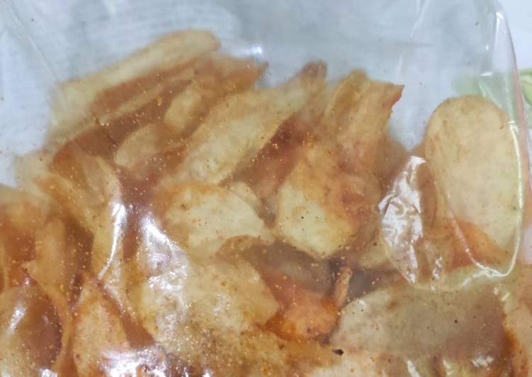 Instant potato chips