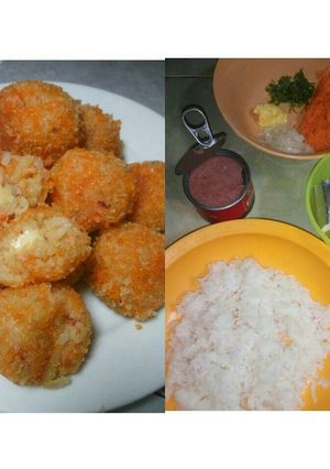 Foto resep Bola bola nasi (untuk batita)