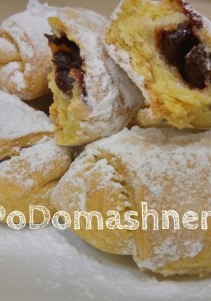 Фото Рогалики с вареньем. Мягкие и вкусные.