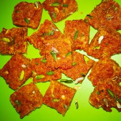 A picture of Carrot burfi.