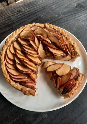Una foto de Tarta de manzana