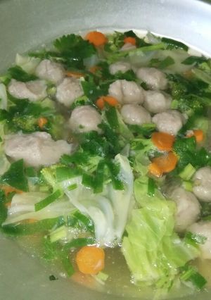Foto resep Sop bakso kesukaan keluarga