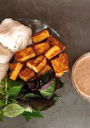 Hình của món Bún Đậu Mắm Tôm (Bún Lá Mắm Tôm Bắc).
