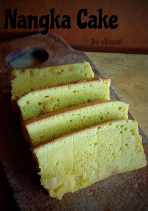 Foto resep Nangka Cake (Moist, Steam Bake)