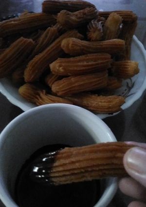 Foto resep Churros cocol coklat tanpa timbangan anti gagal tekstur garing