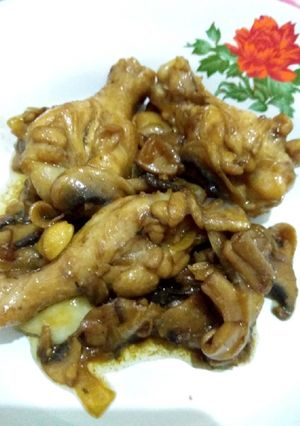 Foto resep Ayam Jamur Mentega