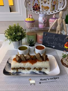 صورة لوصفة فتة اللحمة المصري