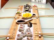 Una foto de sushi de mango