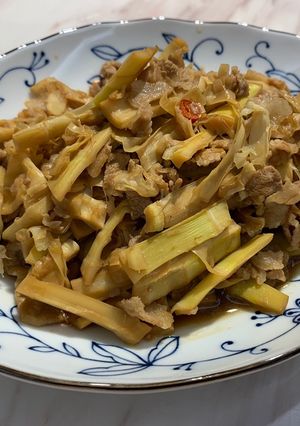 桂竹筍炒肉片 的食譜成品照片