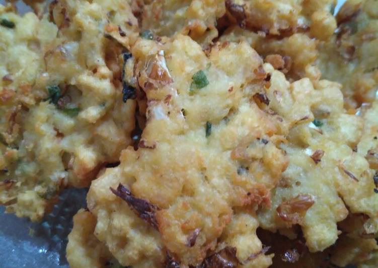 Bakwan Ayam (#Olahan Ayam Goreng Sisa)