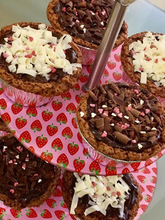 Foto principal de Muffins de nutella con corazón de coco 🍦🍫