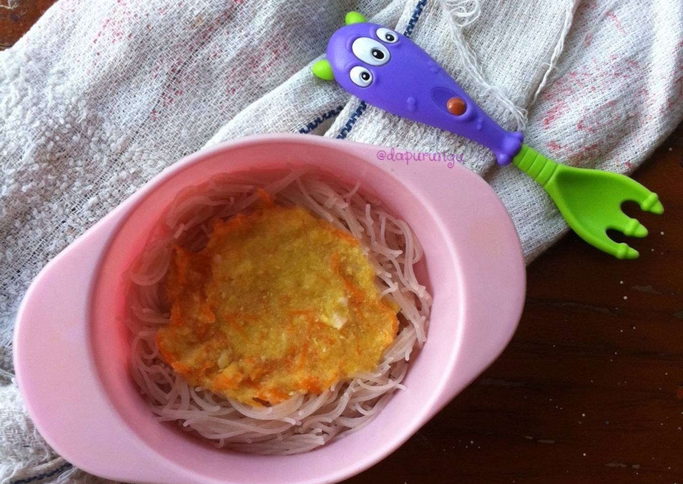 Bihun Saus Jagung Vegan #mpasi14mos