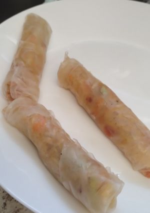 A picture of Gluten-Free Vegetable Spring Rolls.