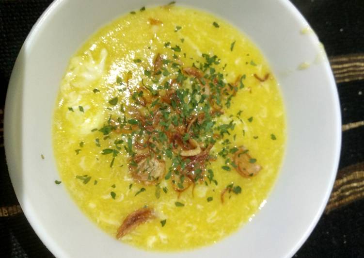Easiest Way to Cook Perfect Corn soup Mpasi 11 m