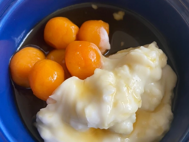 Cara Mudah Menyiapkan Resep Bubur sumsum dengan candil ubi jalar yang Bisa Manjain Lidah Anti Ribet, Menggugah Selera