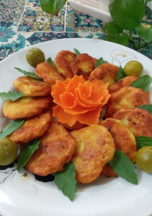 عکسی از دستور کتلت مرغ