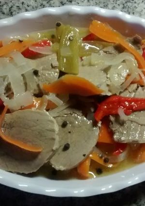 Una foto de Escabeche de peceto