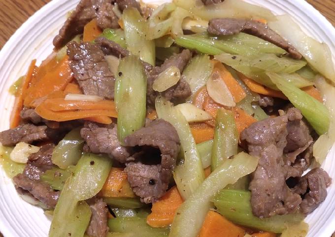 Beef with Celery