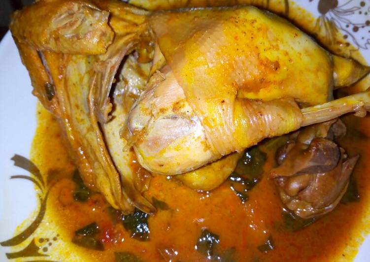 Steps to Make Speedy Whole chicken pepper soup