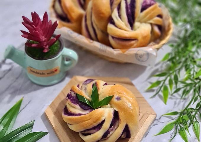 Resep Roti Ubi Ungu Spiral Oleh Dapur Olive Cookpad