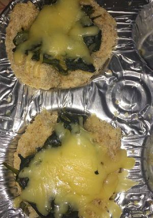 Una foto de Canastitas rellenas de espinacas. ॐ